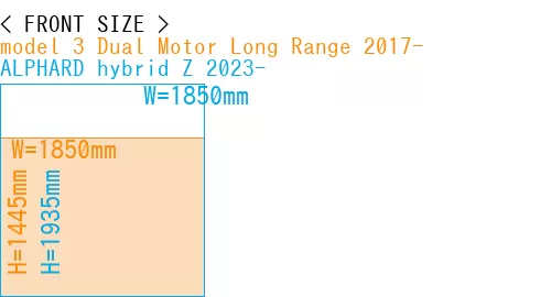 #model 3 Dual Motor Long Range 2017- + ALPHARD hybrid Z 2023-